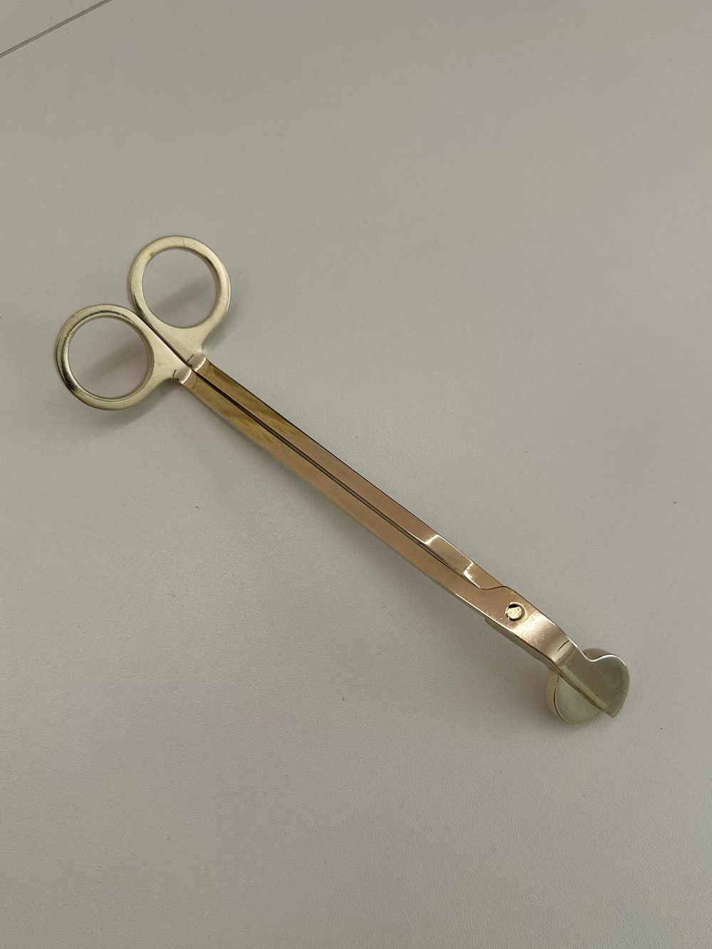 Gold Candle Wick Trimmer Scissor by